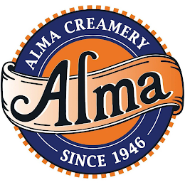 ALMA CREAMERY ALMA SINCE 1946 logo