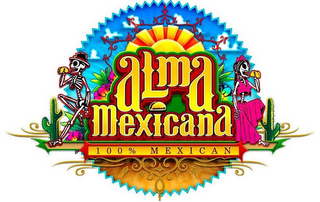 ALMA MEXICANA 100% MEXICAN logo