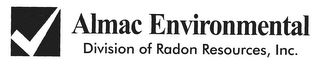 ALMAC ENVIRONMENTAL DIVISION OF RADON RESOURCES, INC. logo