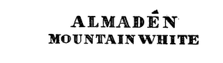 ALMADEN MOUNTAIN WHITE logo