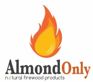 ALMONDONLY NATURAL FIREWOOD PRODUCT logo