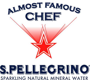 ALMOST FAMOUS CHEF S.PELLEGRINO SPARKING NATURAL MINERAL WATER logo
