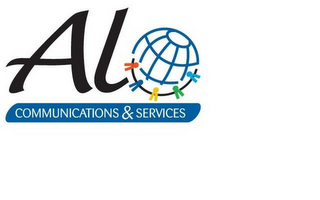 ALO COMMUNICATIONS & SERVICES logo
