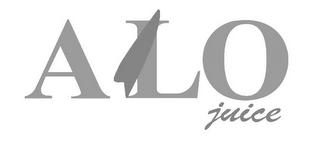 ALO JUICE logo
