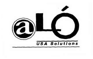 ALO USA SOLUTIONS logo
