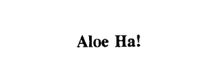 ALOE HA! logo