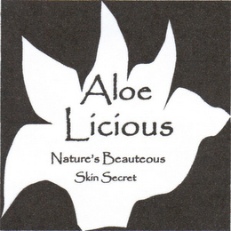 ALOE LICIOUS NATURE'S BEAUTEOUS SKIN SECRET logo