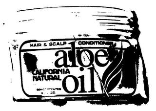 ALOE OIL CALIFORNIA NATURAL logo