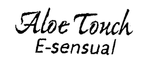 ALOE TOUCH E-SENSUAL logo