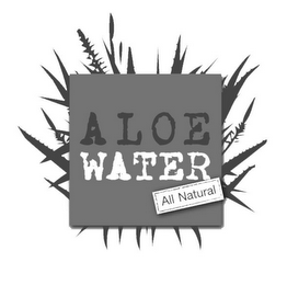 ALOE WATER ALL NATURAL logo