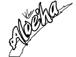 ALOE'HA logo