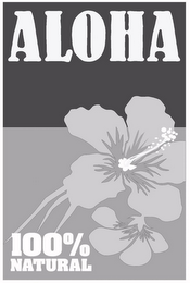 ALOHA 100% NATURAL logo