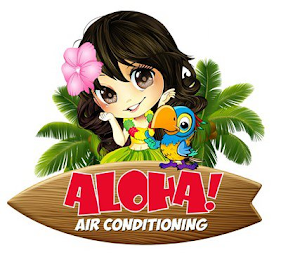 ALOHA! AIR CONDITIONING logo