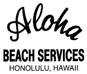 ALOHA BEACH SERVICES HONOLULU, HAWAII logo
