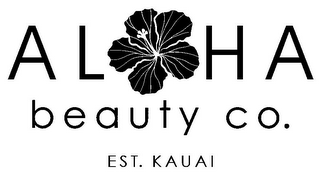 ALOHA BEAUTY CO. EST. KAUAI logo