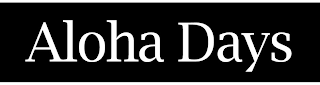 ALOHA DAYS logo
