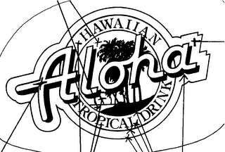 ALOHA HAWAIIAN TROPICAL DRINK logo