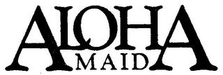 ALOHA MAID logo