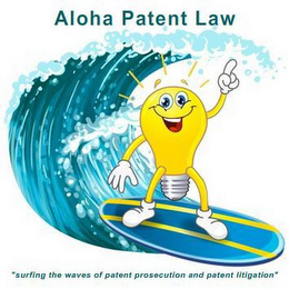 ALOHA PATENT LAW "SURFING THE WAVES OF PATENT PROSECUTION AND PATENT LITIGATION" logo