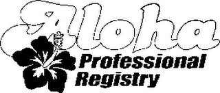 ALOHA PROFESSIONAL REGISTRY logo