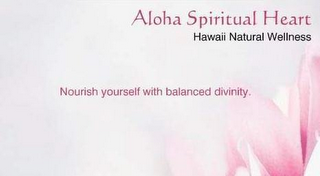 ALOHA SPIRITUAL HEART HAWAII NATURAL WELLNESS NOURISH YOURSELF WITH BALANCED DIVINITY logo