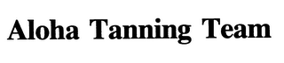 ALOHA TANNING TEAM logo