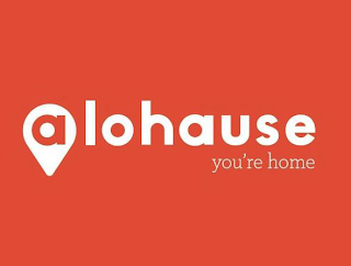 ALOHAUSE YOU'RE HOME logo