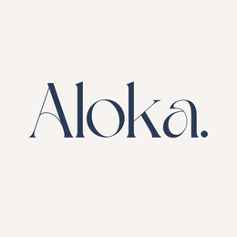 ALOKA. logo