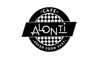 ALONTI CAFE FRESH FOOD FAST logo