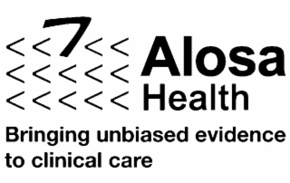 ALOSA HEALTH BRINGING UNBIASED EVIDENCE TO CLINICAL CARE logo