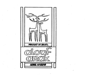 ALOUF ARAK, PRODUCT OF ISRAEL ANISE APERITIF logo