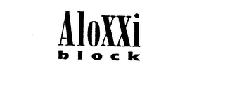 ALOXXI BLOCK logo