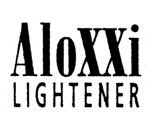ALOXXI LIGHTENER logo