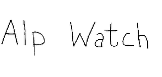 ALP WATCH logo