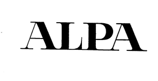 ALPA logo