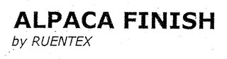 ALPACA FINISH BY RUENTEX logo