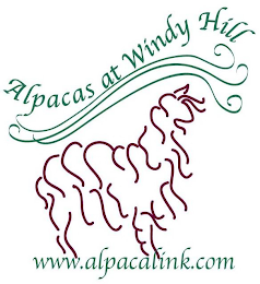 ALPACAS AT WINDY HILL WWW.ALPACALINK.COM logo