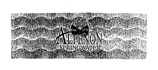 ALPENON SPRINGWATER logo