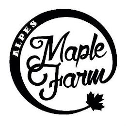 ALPES MAPLE FARM logo