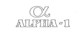 ALPHA-1 logo