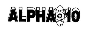 ALPHA 10 logo