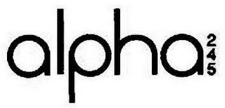 ALPHA 245 logo