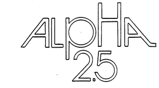 ALPHA 2.5 logo