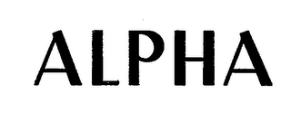 ALPHA logo