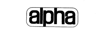 ALPHA logo