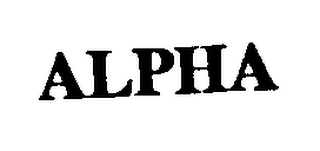 ALPHA logo