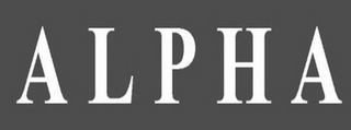 ALPHA logo