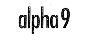 ALPHA 9 logo
