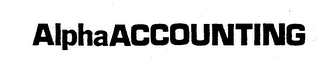 ALPHA ACCOUNTING
