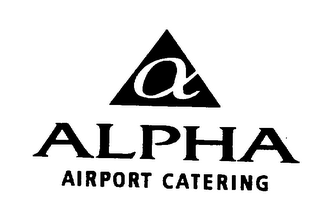 ALPHA AIRPORT CATERING logo